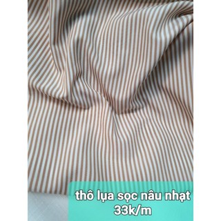 thô lụa sọc 40k/m khổ 1,5m