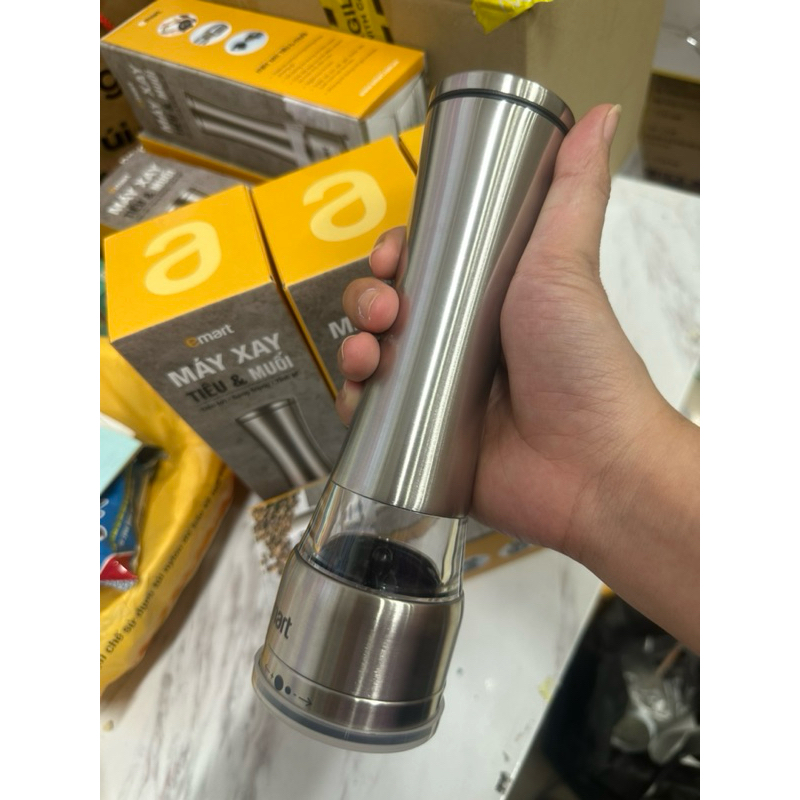 Máy xoay hạt tiêu 360 độ Inox
