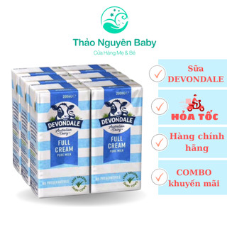 [HÀNG SẴN - Date 2025] Sữa Tươi DEVONDALE 200ML - Sữa Tươi Úc