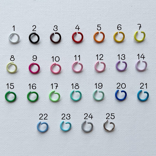 Gói 25 cái khoen tròn nhỏ 8x1.2mm