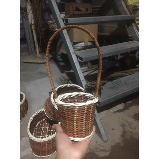 giỏ mini cắm hoa nhỏ xinh