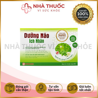 ✅[Chính hãng] DƯỠNG NÃO ÍCH NHÂN với công nghệ nano tiên tiến tăng cường tuần hoàn não, sức bền thành mạch