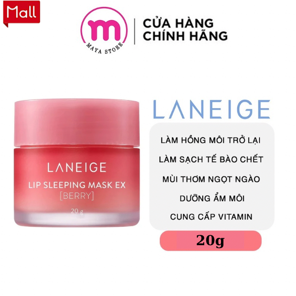 Mặt Nạ Ngủ Môi Laneige 20g Làm Hồng Môi,Cung Cấp Độ Ẩm, Dưỡng Môi, Môi Khô, Nứt Nẻ | BigBuy360 - bigbuy360.vn