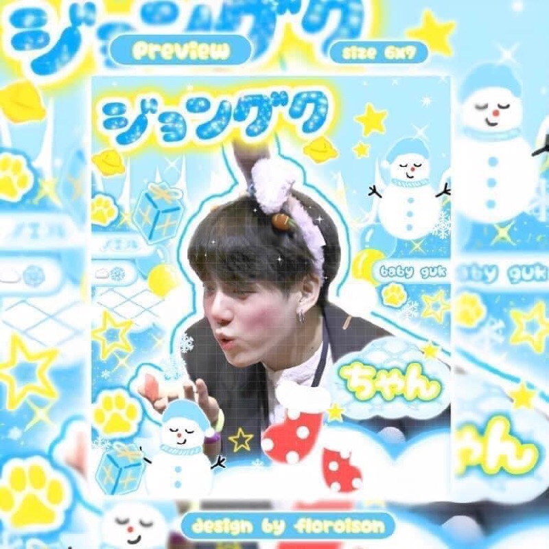 Sticker hình dán BTS kook