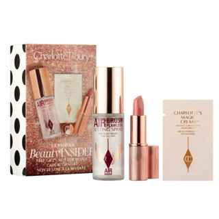  Tách set  Set son + xịt khoá nền của Charlotte Tilbury mini 