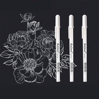 Bút gel trắng ngòi 0.8mm