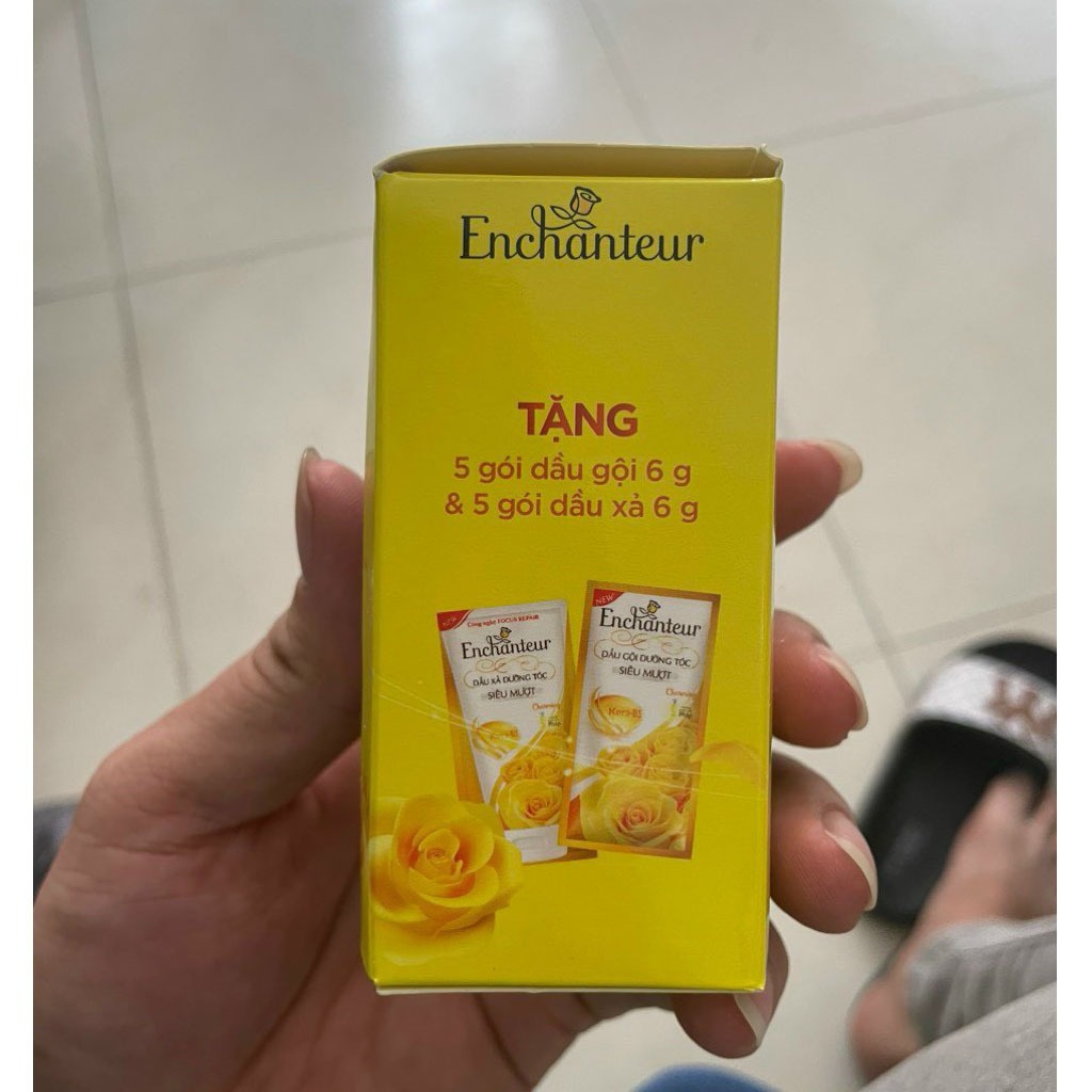 Combo 5 gói dầu gội + 5 gói dầu xả Enchanteur 6g- Quà tặng