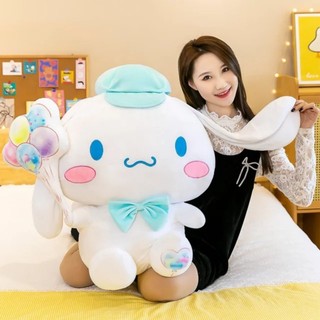 Gấu bông cinamoroll cầm bóng. thú bông cinamoroll siêu dễ thương size to