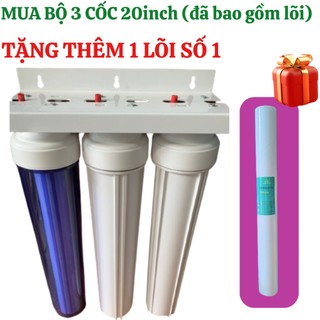 BÔ LỌC NƯỚC SINH HOẠT 20 in,BỘ LỌC THÔ 20 IN (LÕI LỌC ,TAY VẶN,PAT TREO)