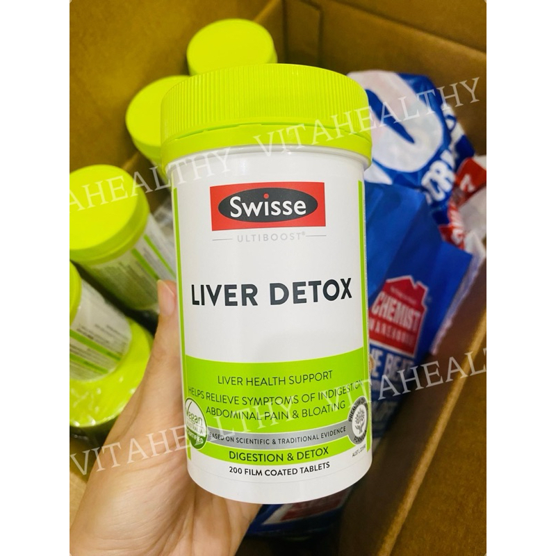 Thải độc gan Swisse Úc 200v