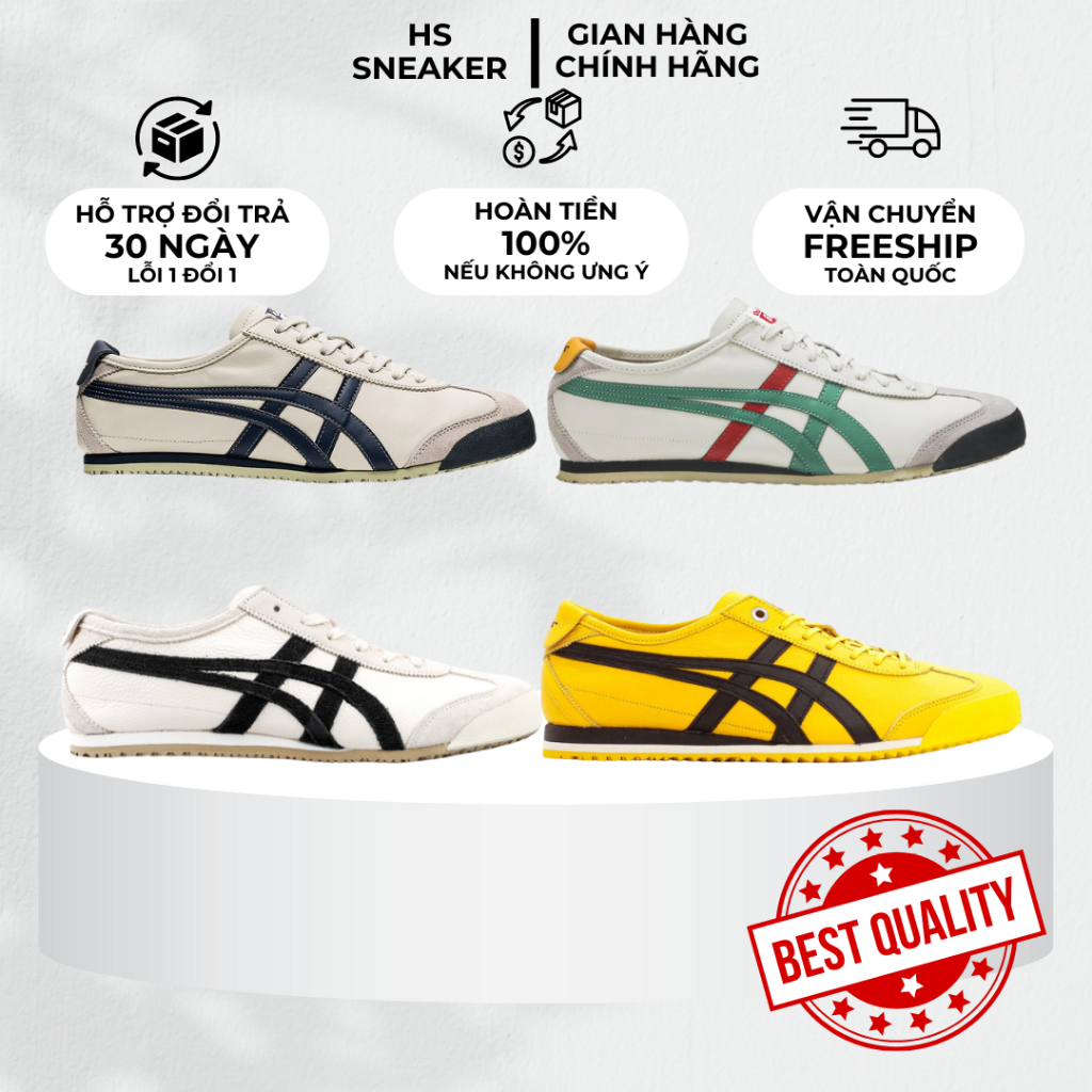 [ Giày Best Quality ] Giày Onitsuka Tgier Mexico 66 full box, hàng chuẩn best quality