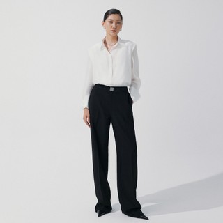 REINA - Maisie Mini Shirt Dress - Antone Stretch-crepe Wide-leg Pants