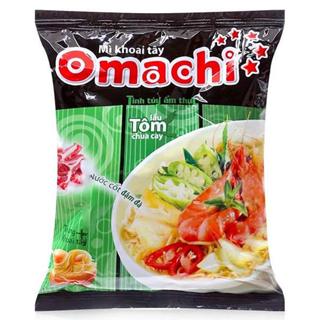 ( Thùng 30 gói ) Mì gói Omachi Tôm CÀNG Chua Cay 80gr
