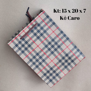 10 Túi giấy đựng quà - Nhiều hoa văn kt: 15 x 20 x 7