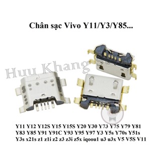 (Set 5c) Chân sạc vivo Y11 Y12 Y12S Y15 Y15S Y20 Y30 Y73 Y75 Y79 Y81 Y83 Y85 Y91 Y91C Y93 Y95 Y97 Y3 Y5s Y70s Y3s x21s