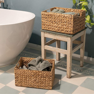  Giỏ mây tre đan thủ công Tre Làng chống mốc chống mối mọt, dùng đựng đồ, quần áo, decor trang trí