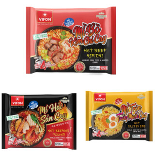 Mì cay Vifon bò cay kim chi/ Hải sản / trộn trứng muối