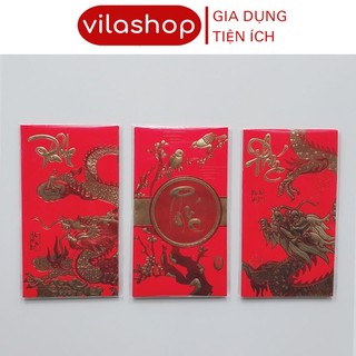 Combo bao lì xì tết 2025 lì xì tết màu đỏ mẫu mới nhất tết ất tị đón tết 2025
