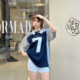Áo Thun Unisex Số 7 Chất Vải Mè Thái Bóng Siêu Hot