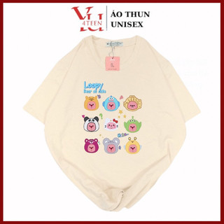 Áo Thun PHÔNG UNISEX in Decal CUTE DỄ THƯƠNG GẤU TEDDY BEAR - Hình chụp thật (Đủ size M-L-XL-XXL bigsize)