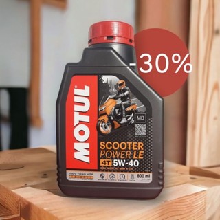 Nhớt tổng hợp 100% xe tay ga 800ml MOTUL Scooter Power LE 5W40 0,8 Lít Fully Synthetic Oil Scooter toàn phần 0.8L...