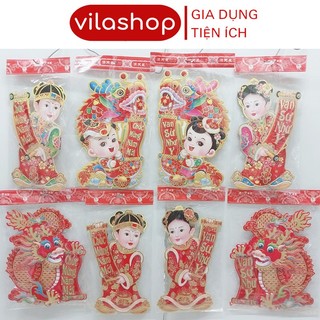 Decal trang trí nhà cửa, decal trang trí tết 2025 dán kính, dán tường màu đẹp, sắc nét đa chiều