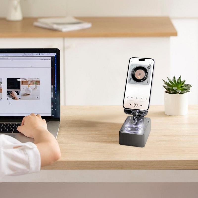 Loa Bluetooth Kèm Giá Đỡ Điện Thoại  Không Dây Có Thể Điều Chỉnh Để Bàn Kèm Micro | BigBuy360 - bigbuy360.vn