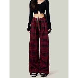 Quần dài sọc caro ống rộng unisex nhiều màu hot trend, quần dài ống rộng sọc s02