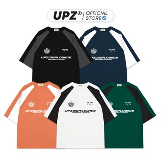  UPZ Áo Thun Cotton Raglan Local Brand Unisex Nam Nữ Form Rộng Phong Cách Thể Thao UPZWORLDWIDE  5 Màu  
