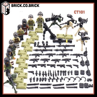 Lính đặc nhiệm mô hình lính đặc nhiệm quân đội mô hình lính army swat ct101