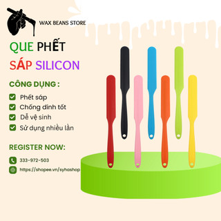 Que quết sáp silicon chống dính tái sử dụng có phân loại màu