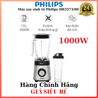 Máy xay sinh tố philips hr3573/90 công suất 1000w xay đá nhuyễn