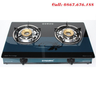 Bếp gas đôi kính cường lực DYNAMIC Hàng Chính Hãng