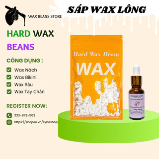 (Tặng kèm que gỗ) Sáp Wax Lông Nóng,Siêu Thơm,Siêu Bám Lông + Mỡ Trăn Dưỡng Da Sau Waxing
