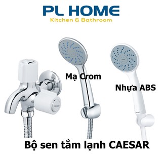 Vòi sen tắm lạnh gắn tường Caesar S038CP tay dây sen