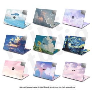 Dán laptop 25 mẫu sky art - miếng dán laptop có cho dell, hp, asus, lenovo, acer, msi, surface,vaio, macbook