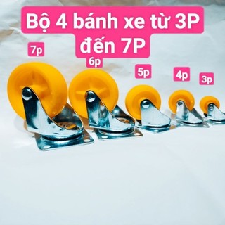 (GIÁ HỦY DIỆT) BÁNH XE VÀNG 2 VÒNG BI