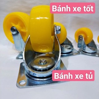 (GIÁ HỦY DIỆT) BÁNH XE VÀNG 2 VÒNG BI