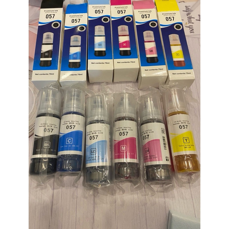 [ Hỏa tốc ] Mực 057 refill 6 màu cho máy Epson thế hệ mới L8050 L18050 giá tốt