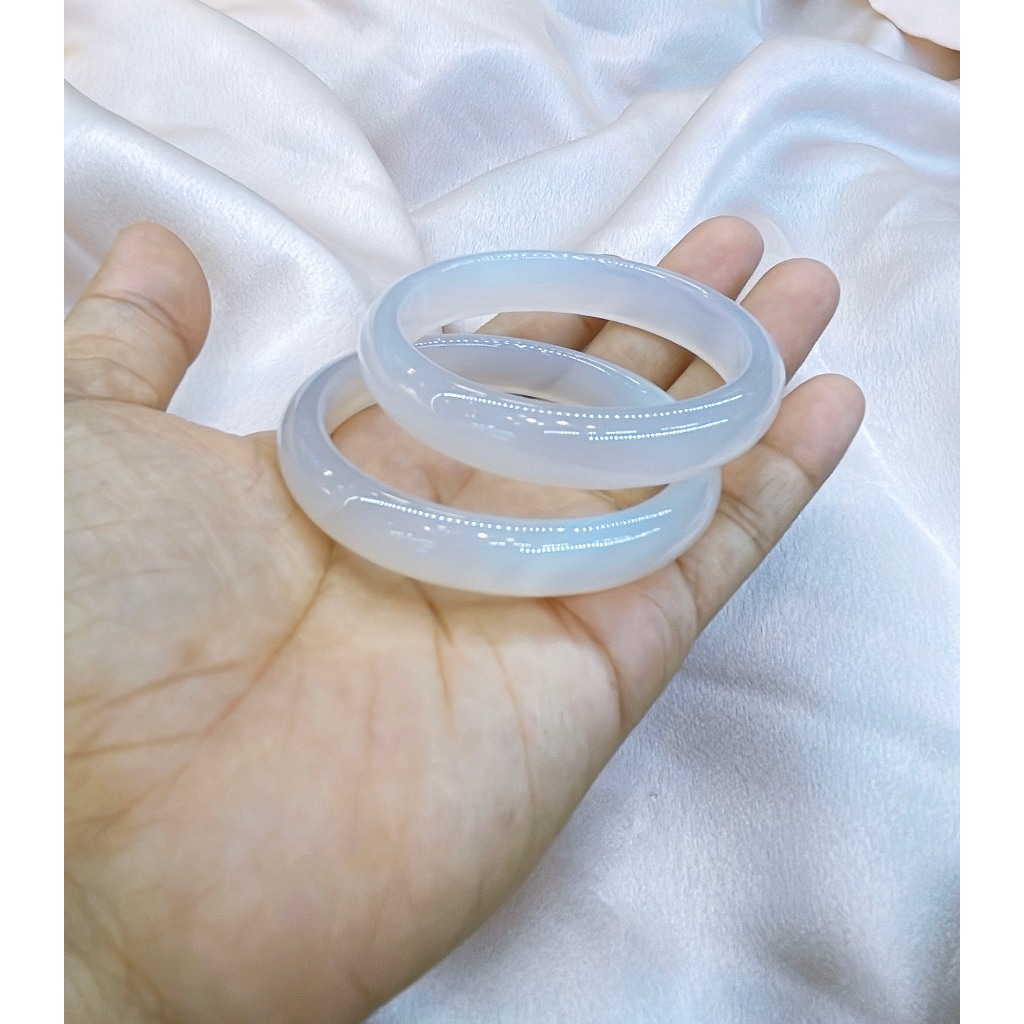 Vòng mã não trắng - Vòng đeo tay mã não trắng NQ Jewelry