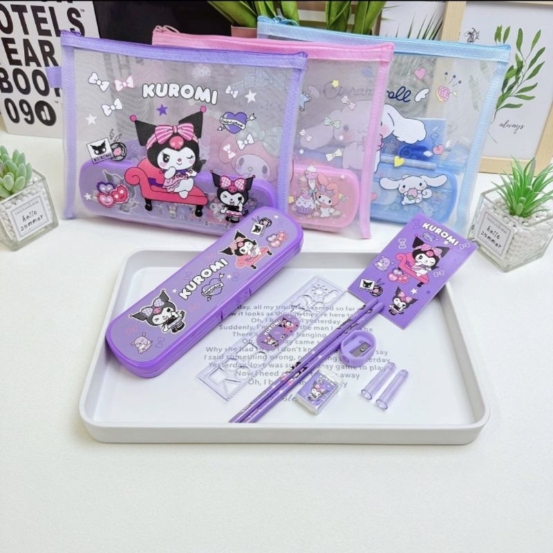 (thanh lý) set đồ dùng học tập quà tặng 10 món Cinamoroll, Melody, Kuromi