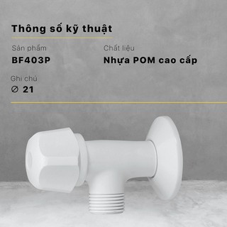 Van khống chế, van nước nhựa có khóa