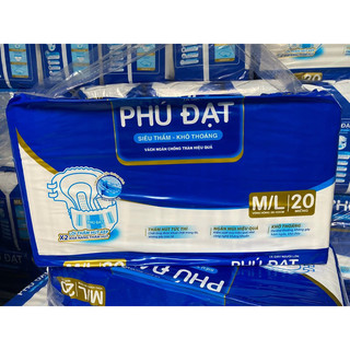 Sỉ 1 thùng (10 gói) tã dán người lớn Phú Đạt /Kazan Size M/L(vòng hông 68-122cm)100 miếng