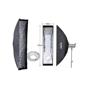 Sofbox Godox 30x120cm - SB-FW 30x120( có lưới tổ ong) và FB-BW( không lưới tổ ong)