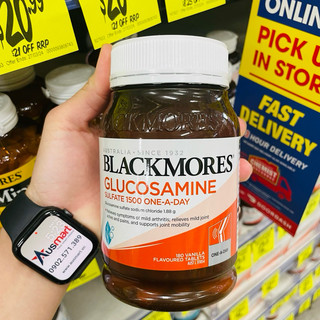 Viên uống bổ xương khớp, giảm đau Glucosamin Úc - Blackmores Glucosamine Sulfate 1500mg One-A-Day 180 viên