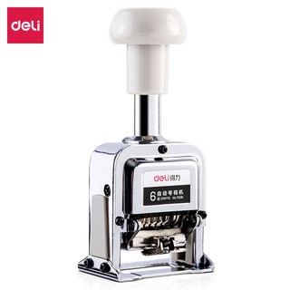 Máy dập số loại 6 số nhãn hiệu Deli 7506