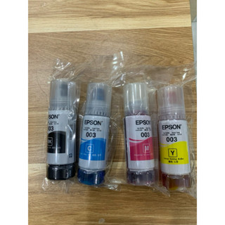 Bộ mực 4 màu 003 dùng cho máy in epson L1110/L1210/1250/L3210/L3250/L3110/L3150/L4150/L11050