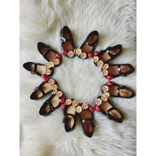 Giày Nhựa Thơm Melissa Bọ Bé Gái (Màu Đen)