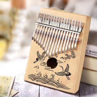 Đàn Kalimba Gỗ Mahogany 17 Phím - Đầy Đủ Phụ Kiện
