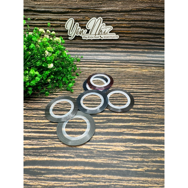 SET 3 CUỘN DÂY KIM TUYẾN DÁN MÓNG